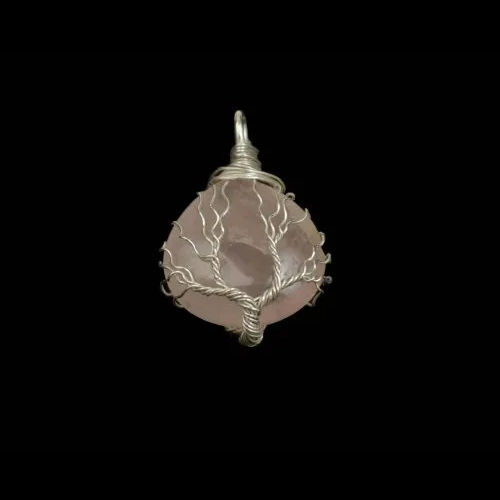 Rose Quartz Gemstone Pendent