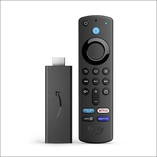 Black Fire Tv Stick With All New Alexa Voice Remote