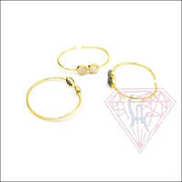 Gemstone Bangle - Yellow Gold, Elegant Design | Women's Gold Jewelry For Everyday Wear