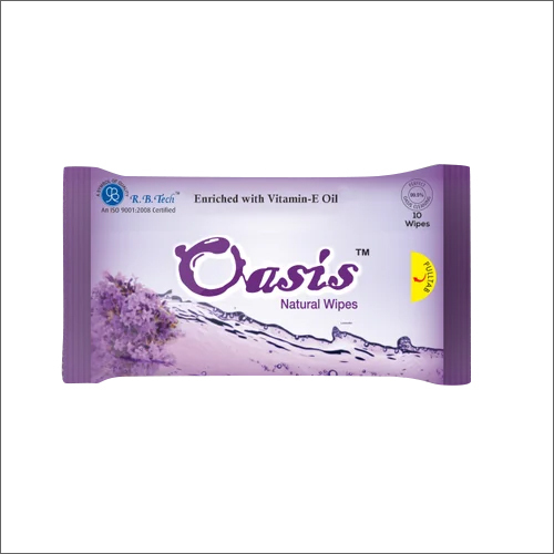 Oasis Natural Wet Wipes - Non Woven Spun Lace, Biodegradable, Eco Friendly | pH-Balanced, Alcohol-Free, Paraben-Free, External Use