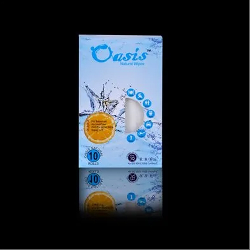 Roll Type Oasis Natural Wipes - Non Woven Spun Lace, External Use, Adults | Effective Cleansing, Instant Summer Relief, Fragrant Finish