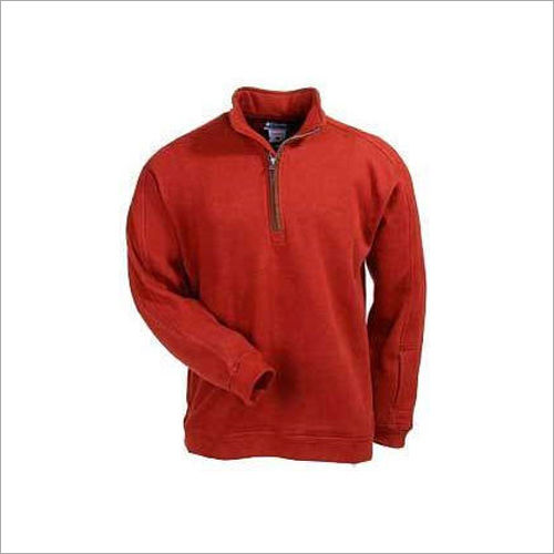 Red Mens Knitted Cardigan