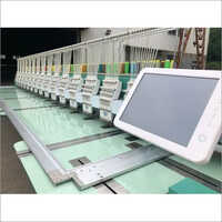 High Speed Flat Embroidery Machine - Working Table Size: 400x1200 Mm