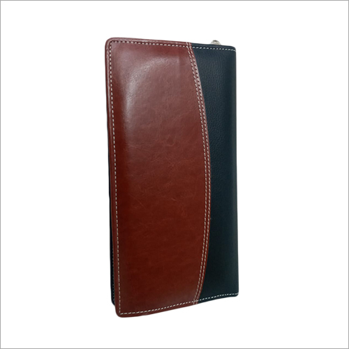 Blue And Brown Leather Cheque Book Holder at Best Price in New Delhi