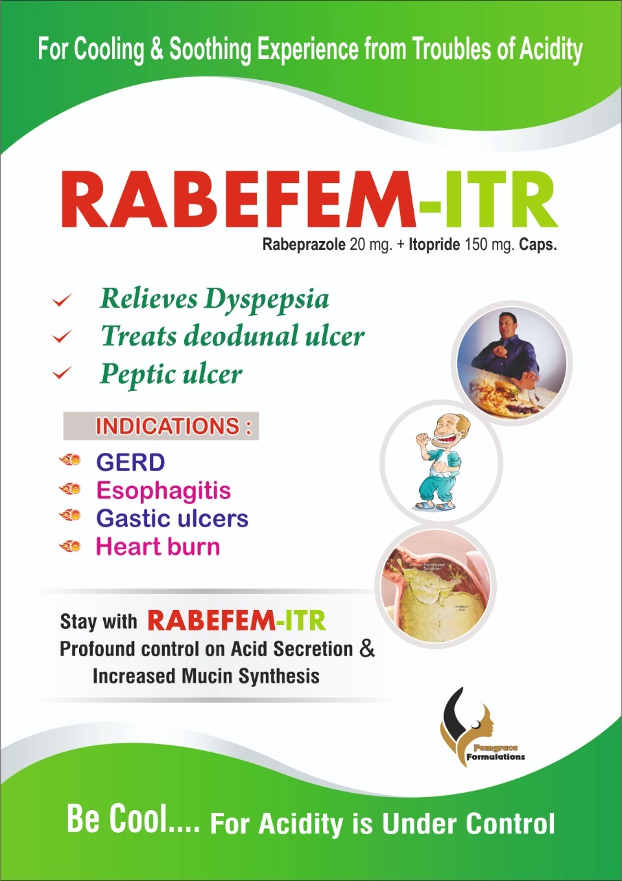 RABEFEM-ITR CAPSULE (Rabeprazole (20mg) WITH Itopride (150mg))