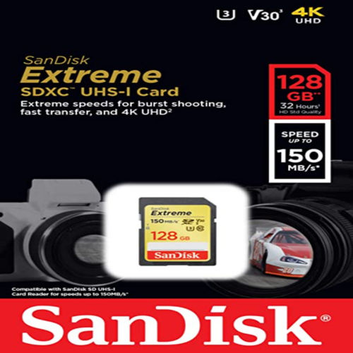 Sandisk Extreme Pro  128gb 150mbs Sd Card