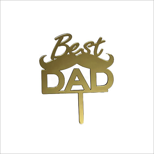 Stick Best Dad Cake Topper