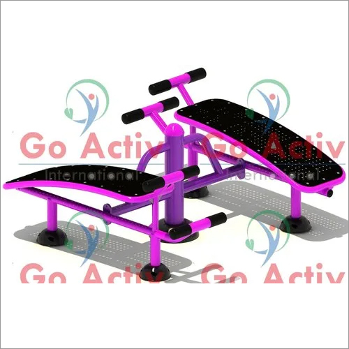 Outdoor Gym Sit Up Double Board