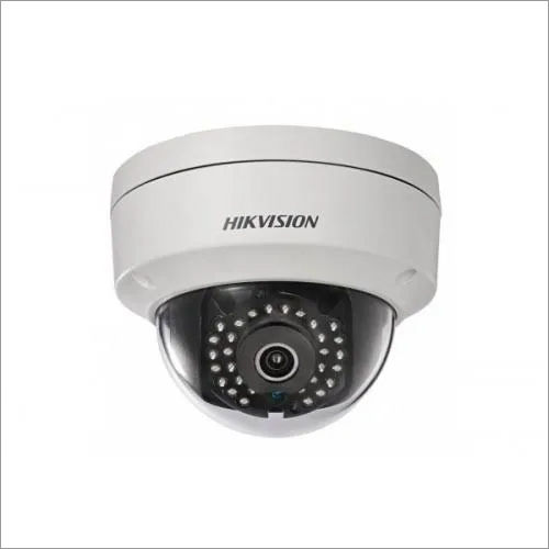 White Hikvision Cmos Network Dome Camera