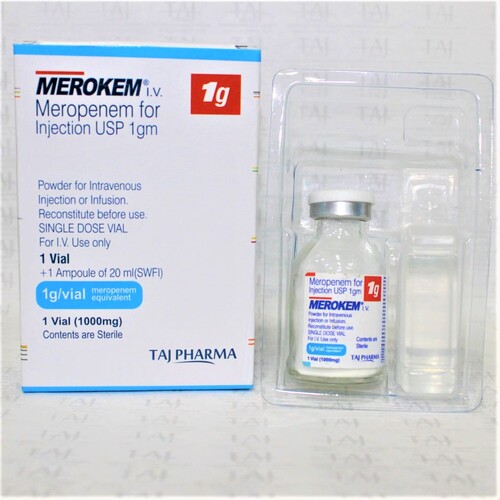 Meropenem For Injection Usp 1Gm at Best Price in Mumbai | Taj ...