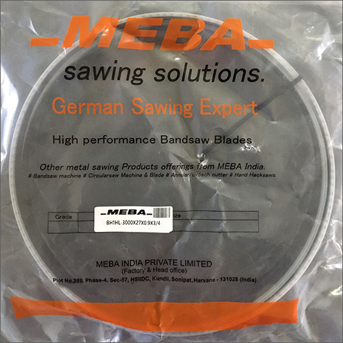 MEBA Metal Bandsaw Blades (BME PLUS-3000x27x0.9x5/7)