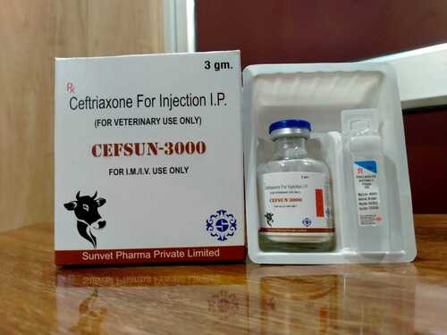 Ceftriaxone 3000 mg veterinary injection