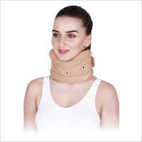 Soft Cervical Collar - Cotton With High-density Foam Construction, Flexible Neck Support | Breathable, Lightweight, Skin Friendly, Rust-proof Eyelets