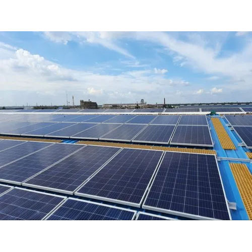 Black-White On Grid Roof Top Solar Power Plant