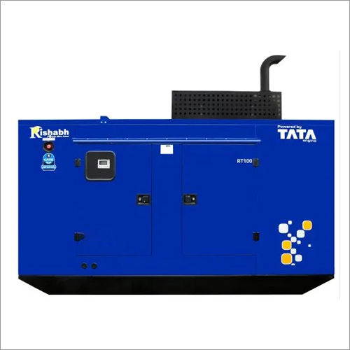 Blue Tata 100 Kva Silent Diesel Generator Set