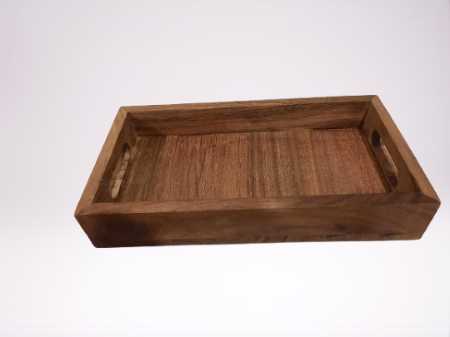 Plain Acacia wood tray