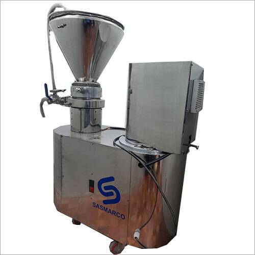 Silver Industrial Peanut Butter Machine