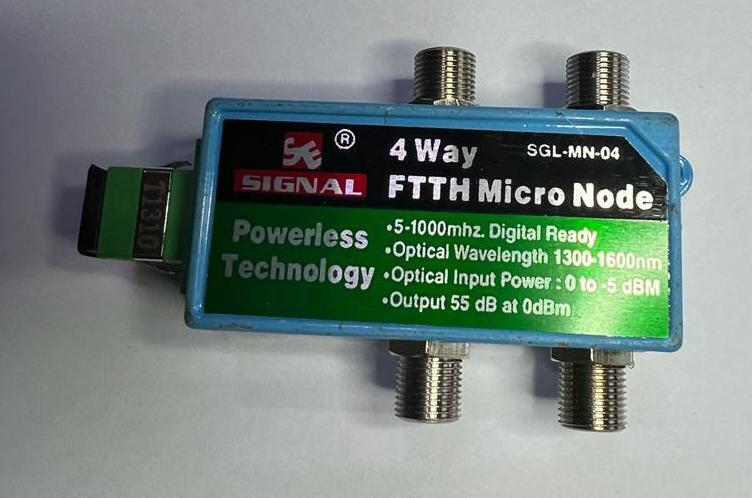 4 WAY FTTH POWERLESS NODE