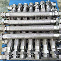 Stainless Steel Bellows - Polished Finish, Female Flange Connection | High Precision, Durable, Silver Color, Industrial Applications