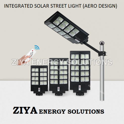 ZIYA 30W INTEGRATED SOLAR STREET LIGHT (AERO DESIGN)