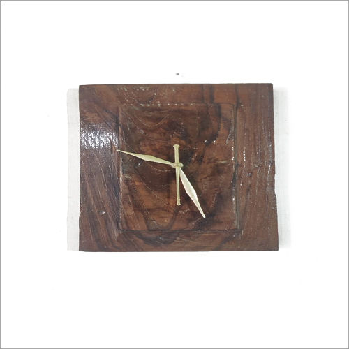 Brown Handmade Antique Wall Clock