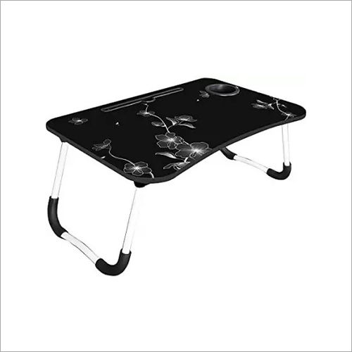 Black Flower Laptop Table