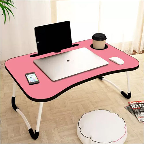 Pink Folding Laptop Table - Feature: Easy To Clean