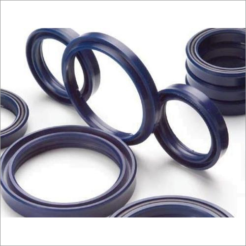 Hydraulic Rubber Seals - Silicon Material Varied Sizes Available - Black Color Rigid Hardness Excellent Leakage Resistance Durable Design