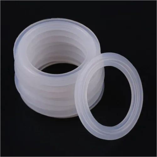 Silicone Round Washer - Silicone Material Various Thickness (mm) White Color | Efficient Design with Precision Molding Technology