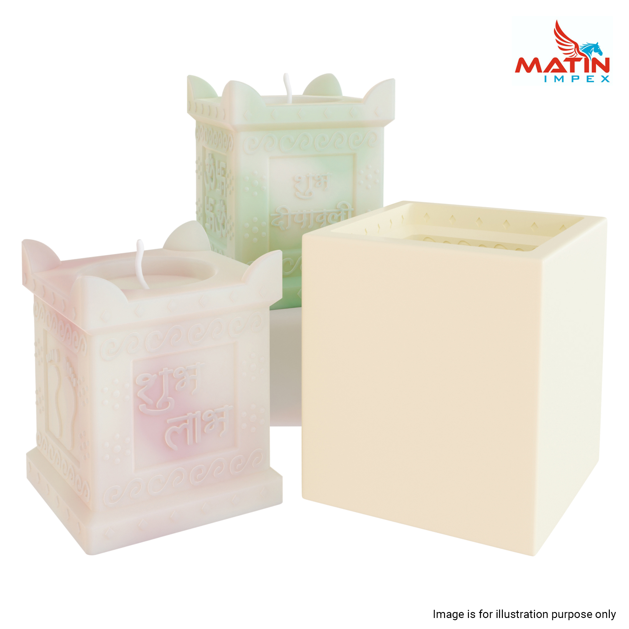 Subh dipawli candle Moulds