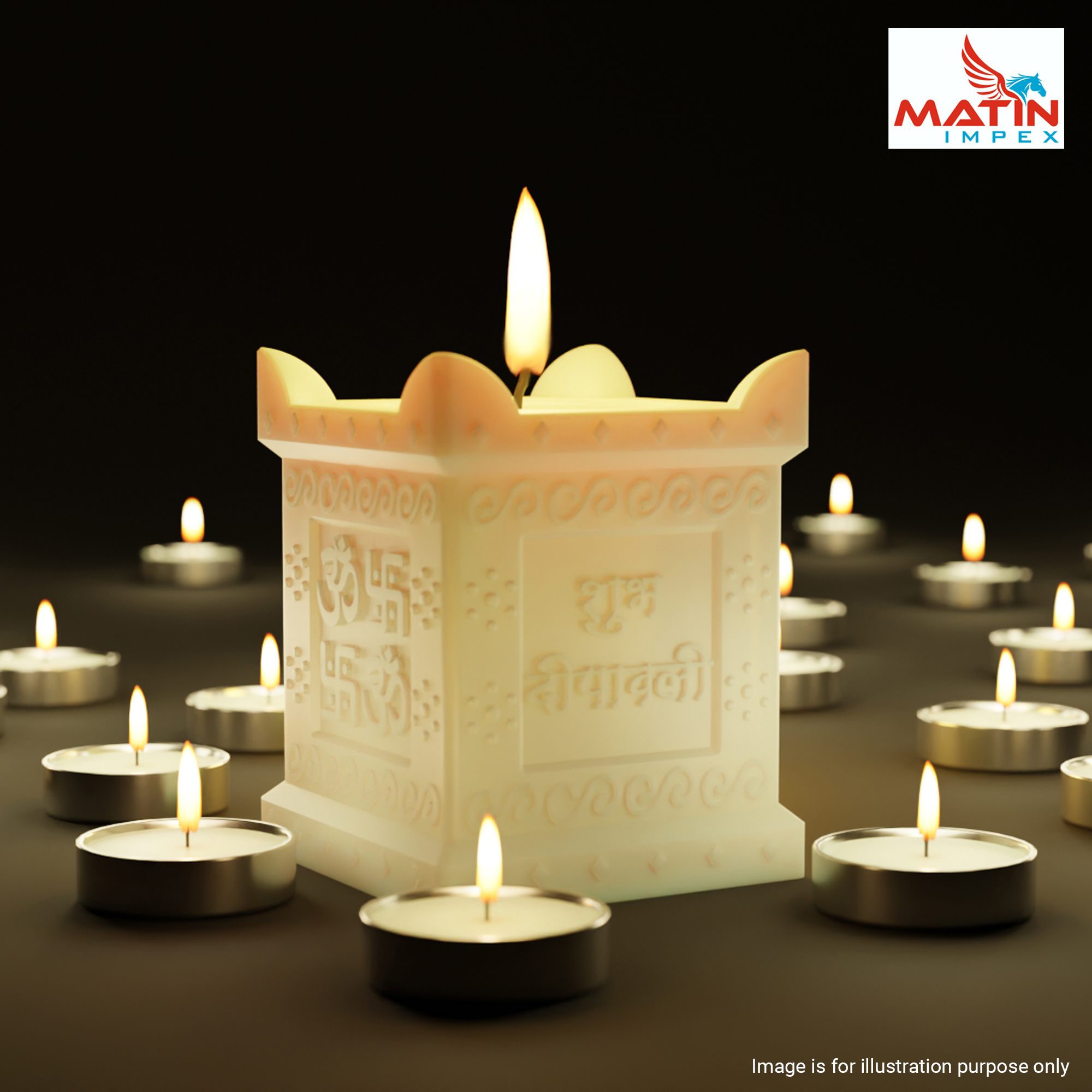 Subh dipawli candle Moulds