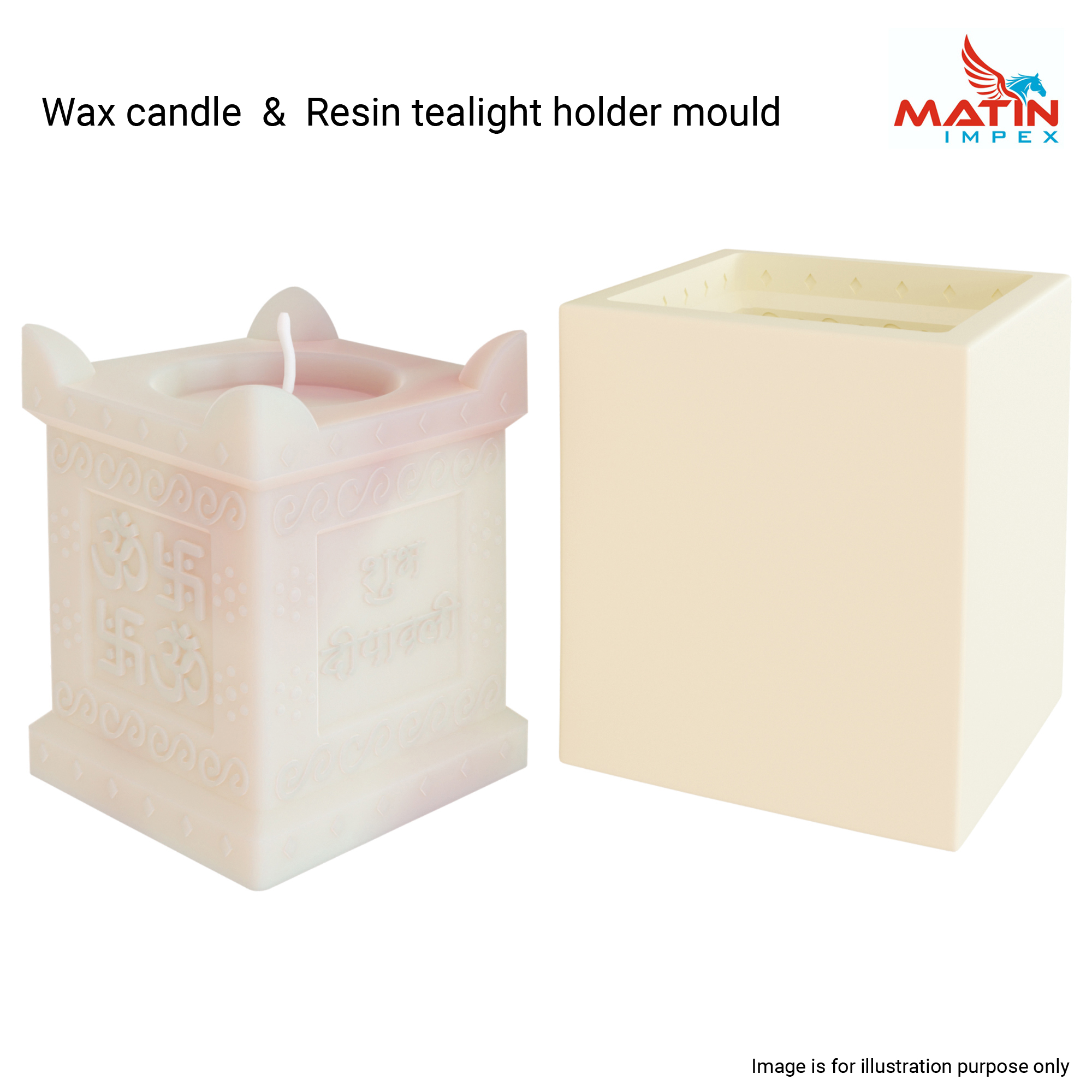 Subh dipawli candle Moulds