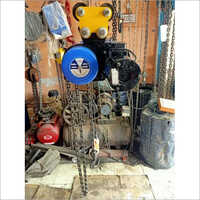 Electric Chain Hoist - 1-5 Ton, 440/50hz Voltage, Durable Blue Design | Easy To Operate, 3m Chain Length, Strong Pull Push Trolley