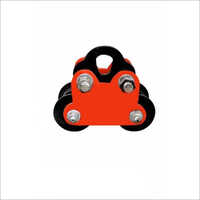 Orange 3 Ton Pull Push Trolley