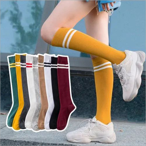 Washable Cotton Nylon School Socks