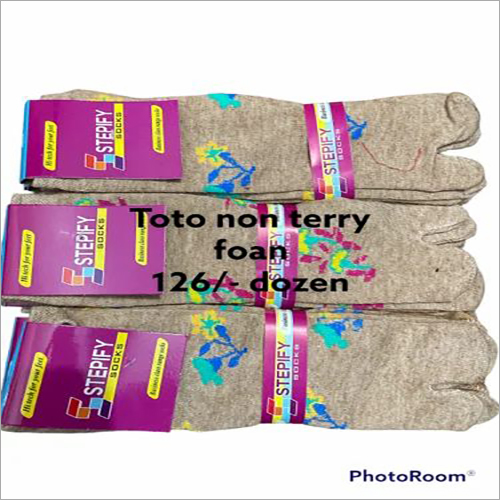 Non Terry Ladies Toto Thumb Socks