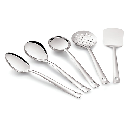 Heaven Eye Catchy Serving Spoon Set - Stainless Steel, 10 Inch, Silver/Gold/Rose Gold | Elegant Mirror Finish, Sturdy Comfort Grip Handle