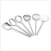 Florence Stainless Steel Serving Spoon Set - Stainless Steel, 10 Inch, Silver | Unbreakable, Durable Design With Comfortable Grip & Heat Resistant Handles