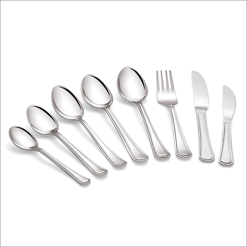 Silver Diamond Stainless Steel Spoons Set