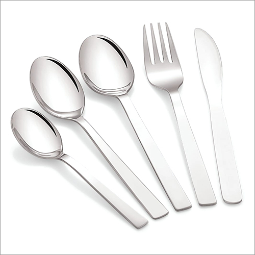 Belly Spoons Set - Stainless Steel, Mirror Finish, Silver Color | Attractive Design, Non-Disposable, Microwave Safe, Corrosion Resistant