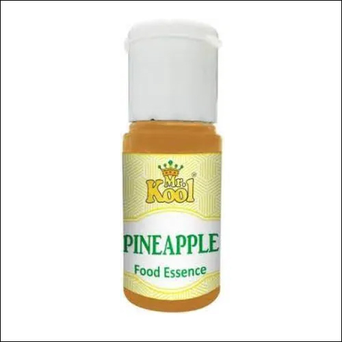 Food Flavouring Essence - Liquid Form, Yellow Color | Fruity Aroma, Room Temperature Storage, Pineapple Flavoring Agent