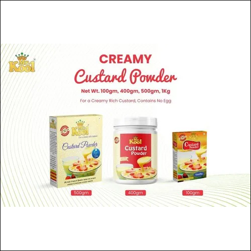Custard Powder - Premium Quality Box Packaging | Sweet Taste For Food And Beverages