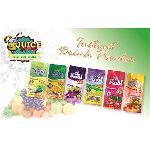 Instant Fruit Drink Powder Storage: Room Temperature
