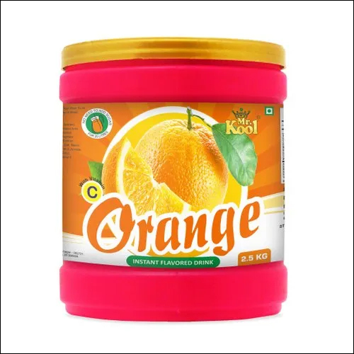 Orange Instant Drink Powder Storage: Room Temperature