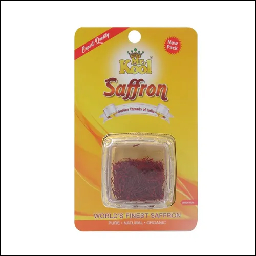 Pure Saffron - Raw Food Grade Red Stick, 0.5g Weight, 1 Year Shelf Life, Store in Cool & Dry Place