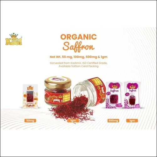 Indian Saffrons - Food Grade Raw Red Stick | 1 Gram Storage in Cool & Dry Place, Ideal for Culinary Use