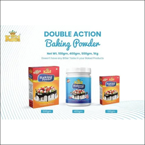 Double Acting Baking Powder Storage: Room Temperature