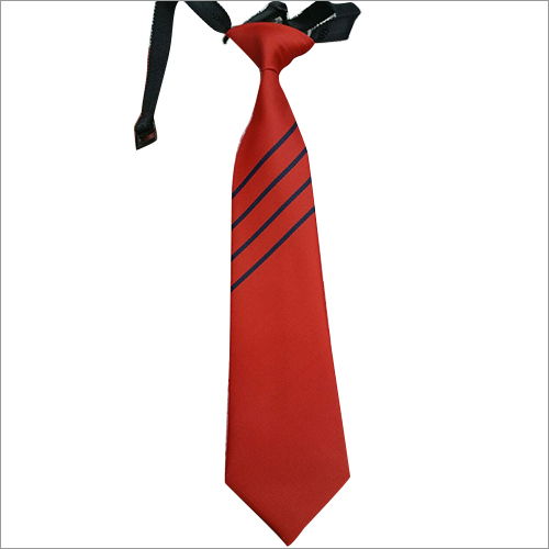 Red School Tie - Cotton, Unisex Children's School Uniform | Washable, Durable, Comfortable for Everyday Use