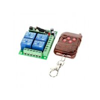 433mhz 12v 4 Channel Relay Module Wireless With Rf Remote Control Switch - Dimension (l*w*h): 3.5 X 6.5 X 0.9 Cm Millimeter (mm)