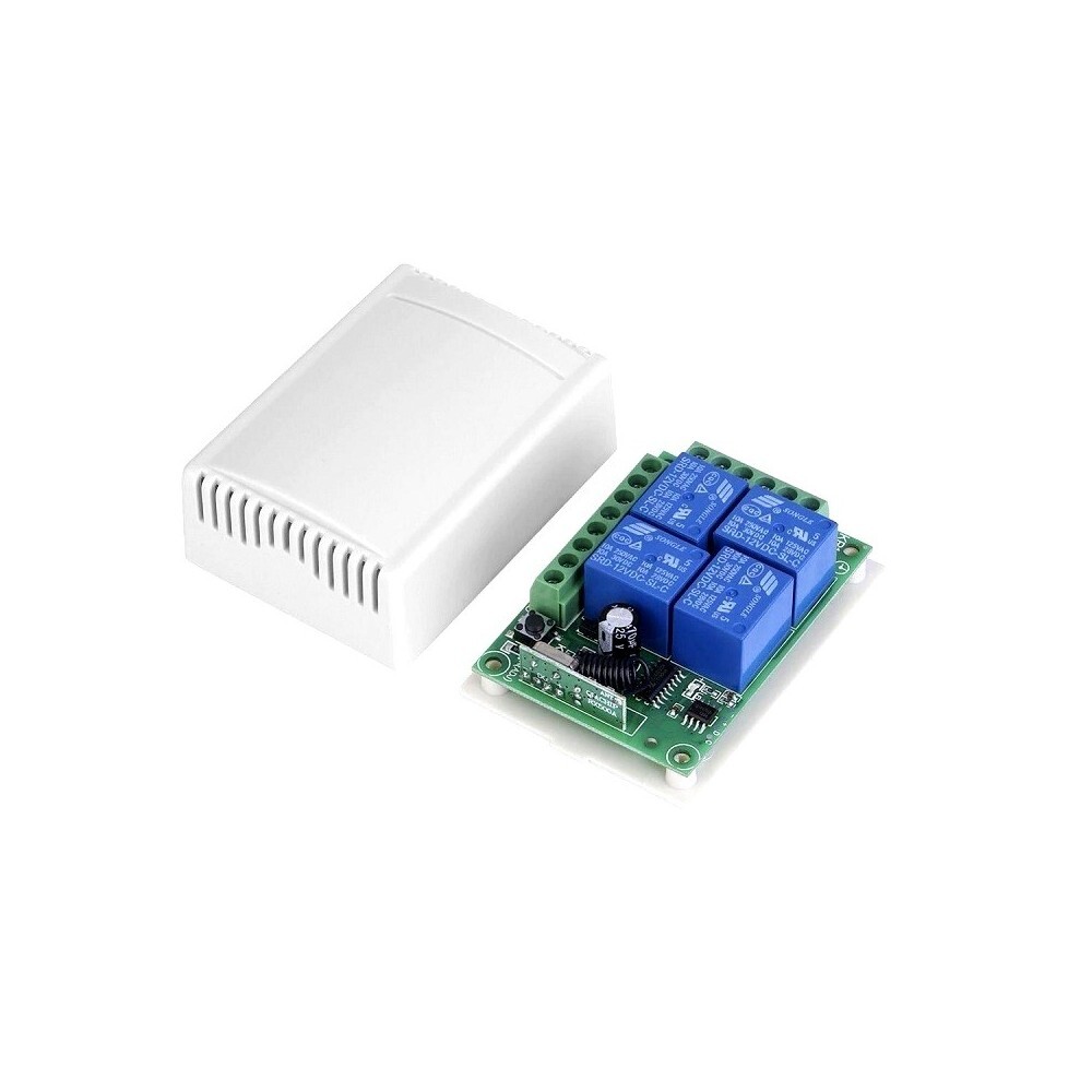433MHz 12V 4 Channel Relay Module Wireless With RF Remote Control Switch